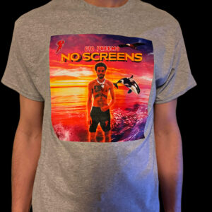"NO SCREENS" single tee